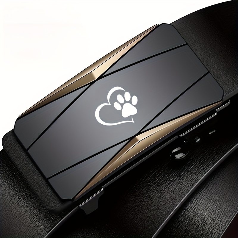 Men's Dog Paw Belt with Automatic Buckle